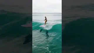 Sophia Culhane surfing in Waikiki 🌊 | #shorts
