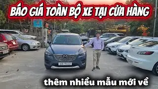 Báo giá tổng hợp các xe tại Quang Tuấn Auto 26/12/2025
