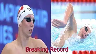 16-year-old swimmer breaks Michael Phelps' record at 2025 US Swimming Championships.