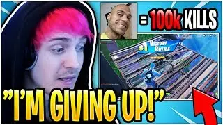 Ninja EXPLAINS Why He's GIVING UP on the RACE to 100k KILLS! & letting HD Win!