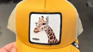 Goorin Bros High Giraffe Trucker Hat Yellow
