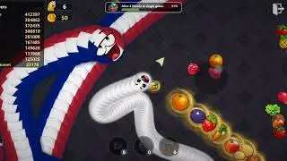 WORMATE.IO 🔥1 Legendary Snake Vs 23 Pro Snake | Dangerous Fight + Epic Amazing GameplayAli Gaming