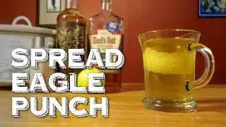 Spread Eagle Punch - a Hot Toddy Punch with Scotch Whisky & Rye Whiskey