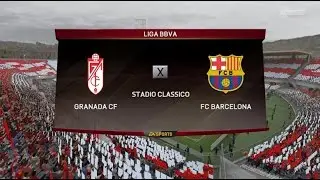 FIFA 16 LIGA BBVA T2 J4 GRANADA CF VS BARCELONA