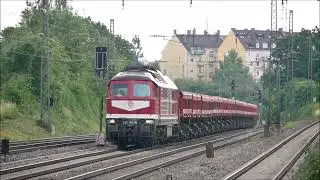 Br232, V100, Br185 Zugverkehr in M&uuml;nchen am Heimeranplatz