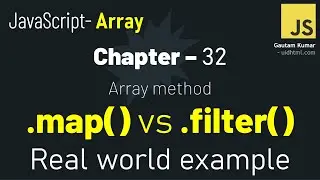 JavaScript - 32 | Stop Writing Loops! Learn JS map() & filter() in 30 Minutes (Real-World Examples)