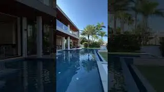$200k a NIGHT??? WHAT??? MIAMI WATERFRONT MANSION #shorts #luxuryrealestate #hometour