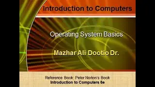 Introduction to Computers: Operating System Basics