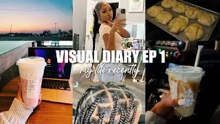 visual diary episode 1 : my life recently (working on my craft, new job?, self care, etc)