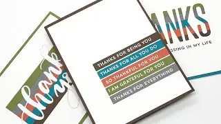 Quick & Easy Thank You Cards