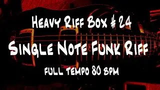 Single Note Funk Guitar Lesson #24 | demo | full tempo