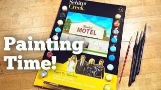 Rosebud Motel Paint By Number WIP and Chat | Schitt's Creek Paint by Number 2