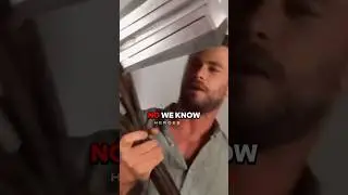 Chris Hemsworth STOLE Mj&ouml;lnir Hammer From The Set Of Thor