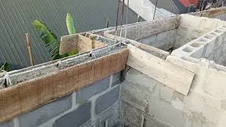 Doing a standard precast parapet starting with the list of materials, and to the final stage.