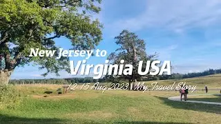 New Jersey to Virginia USA on Public Bus | My Travel Story | 12-15 Aug 023