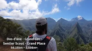 Dos d'âne - Grand îlet - Sentier Scout - Grand Place  🥾🇷🇪