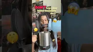 Hostel Essentials Part 2🏠! DON&rsquo;T forget these😤! #hostellife #collegelife #viral #aiims #survival