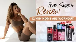Best Supplements for Quick Fitness Results// Inno Supps Review // 12 min Abs workout