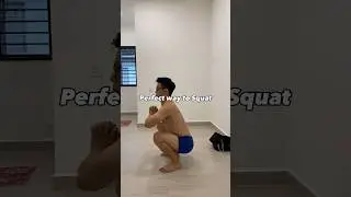 Perfect way to Bodyweight Squat. Are you doing it right? #squats #squat #fitness