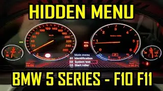 BMW F10 F11 Hidden Menu Secret