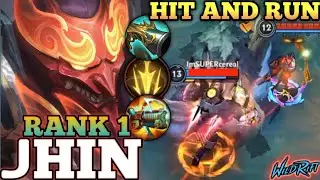 JHIN HYPER KILLER MVP PLAY! OP 100% CRIT. META BUILD - TOP 1 GLOBAL JHIN BY ALittlePQC - WILD RIFT