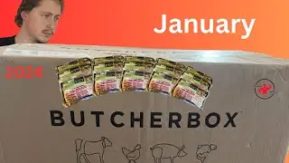 THAT'S A LOT OF BACON! | Butcher Box Unboxing! January 2024