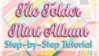 File Folder Mini Album Tutorial PART 1 ~ Scrap Diva Designs