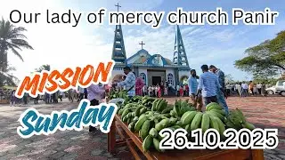 Mission sunday at our lady of mercy church panir on 26.10.2025 #missionsunday #church #service 