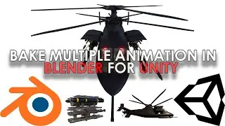 Bake Multiple Animation In Blender for Unity