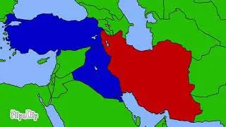 Turkey and Iraq and Kuwait vs Iran