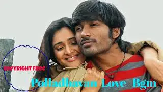 Polladhavan Love Bgm || Copyright Free Bgm || Kms Troll