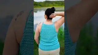 Want to make this #crochet #summer #top #boho #sizeinclusive #pattern by @JourneyChanelDesigns  🔗👇🏻