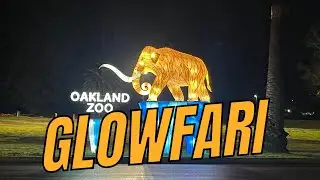 Glowfari Light festival at the Oakland Zoo