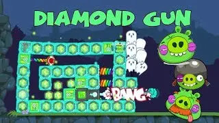 Bad Piggies - DIAMOND MACHINE GUN - REAL GUN HACK
