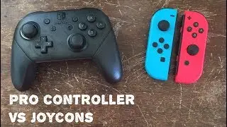 Nintendo Switch Joy Cons vs Pro Controller