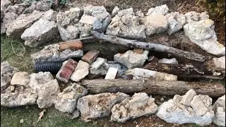 Crevice Garden Build including Reptile Hibernaculum, Recycling Concrete into a Cactus Garden