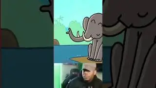 zias reaction 😂 | funny cartoon | funny elephant cartoon | viral caroon | copy bot | copybot