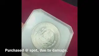 Millwoodlabs reveals a heat damaged 1985 MS70 1 ounce Mexican Silver ONZA
