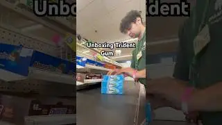 Unboxing Trident Gum 🦷
