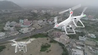 تصوير جوي لقرية الظهرة و قرية القرن الأبيض