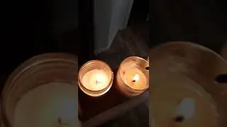 Dipping a wax covered Q-tip in a candle= cool sound!!!!