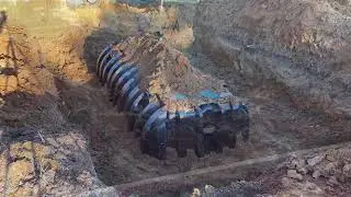Septic System Installation at a farm in Carthage NC