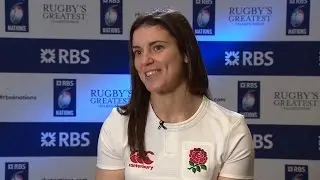 England Women's Captain Sarah Hunter Interview At The RBS 6 Nations 2017 Launch Event
