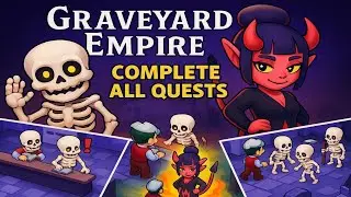 Graveyard Empire ⚰️🧟 | Offline Strategy & Tycoon Gameplay (Android)