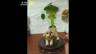 Resin Rottweiler Labrador Dogs Statue Micro Landscape Decor Pet Puppy Miniature Home Decoration
