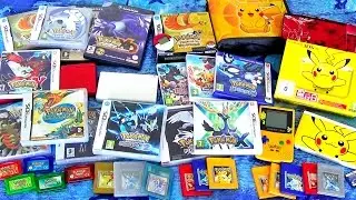 Ma Collection de CONSOLES et JEUX POK&Eacute;MON Ft. Collection de Neijann !