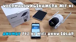 Ankway AI &Uuml;berwachungskamera WiFi Solar