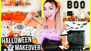 LAST minute ZIMMER umgestalten f&uuml;r HALLOWEEN PARTY 2023 (24 Stunden diy room makeover und roomtour)