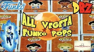 All Vegeta Funko Pops (NO CHROMES) | Special Appearance The Dark Sage