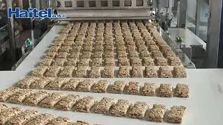 cereal bar making machine - complete operation demonstration